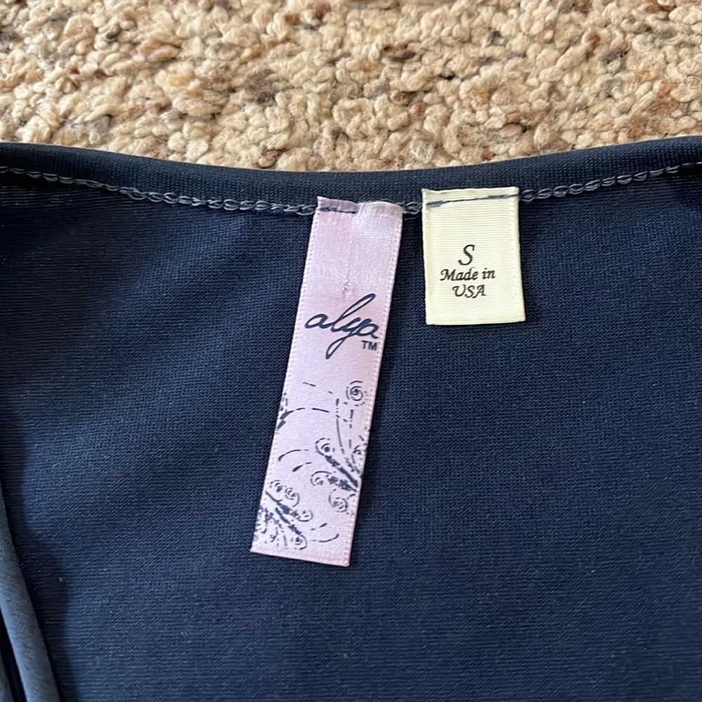 Small Alya Blue Criss-Cross Shirt - Picture 2 of 5